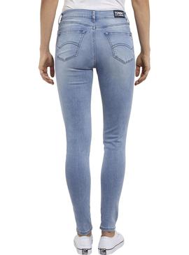 Pantalon Vaquero Tommy Jeans Nora Plush Mujer