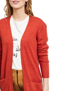 Chaqueta Vila Viril Rojo Mujer