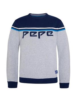 Jersey Pepe Jeans Henry Gris Hombre