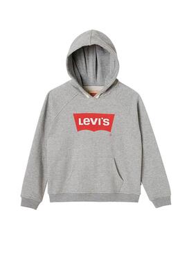 Sudadera Levis Berlin Gris Niña