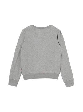 Sudadera Levis Billie Sequins Gris Niña