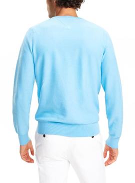 Jersey Tommy Hilfiger Algodon Azul Hombre