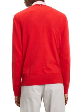 Jersey Tommy Hifiger Cool Confort Rojo Hombre