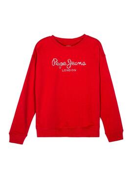 Sudadera Pepe Jeans Bubble Rojo Niña