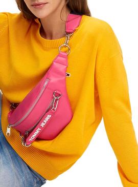 Riñonera Tommy Jeans Femme Bumbag Fucsia Mujer