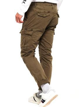 Pantalon Superdry Goods Cargo Verde Hombre