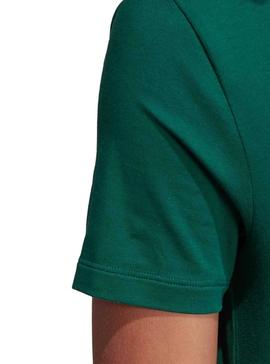 Camiseta Adidas Trefoil Verde Mujer