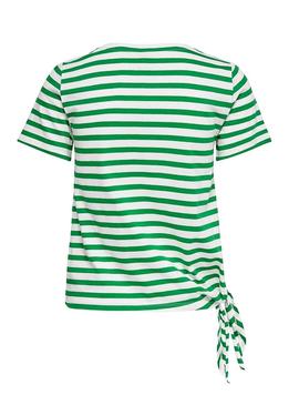 Camiseta Only Brave Verde Listas Mujer