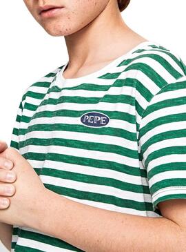 Camiseta Pepe Jeans Cadell Verde Niño