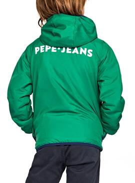 Cazadora Pepe Jeans Kent Verde Niño