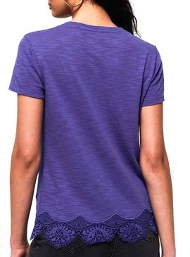 Camiseta Superdry Morocco Violeta Mujer