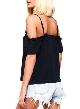 Top Superdry Lea Azul Mujer