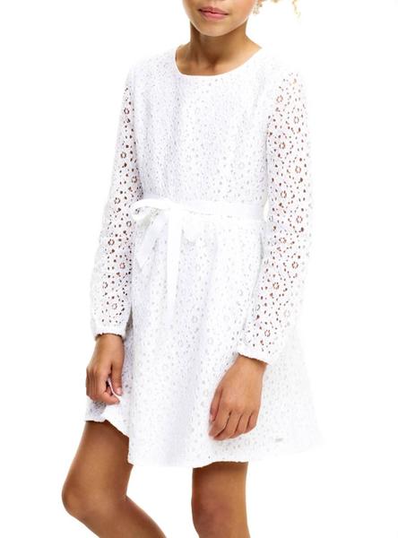 Vestido Hilfiger Lace Blanco