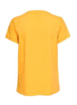 Camiseta Only Kita Fab Amarillo Mujer