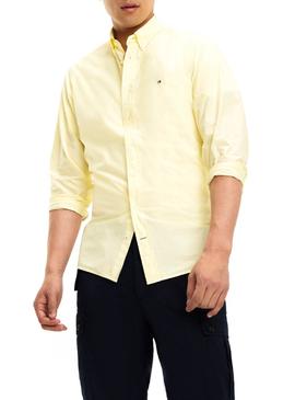 Camisa Tommy Hilfiger Garment Amarillo Hombre 