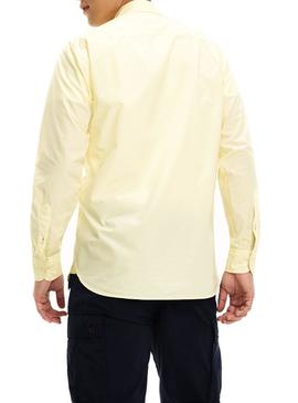 Camisa Tommy Hilfiger Garment Amarillo Hombre 