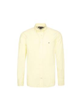 Camisa Tommy Hilfiger Garment Amarillo Hombre 