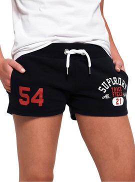 Short Superdry Track and Field Marino Mujer
