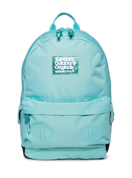 Mochila Superdry Montana verde agua para mujer-a