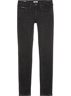 Pantalon Vaquero Tommy Jeans Sophie Negro