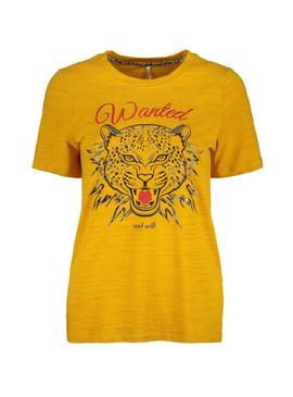 Camiseta Only Kindra Amarillo para Mujer