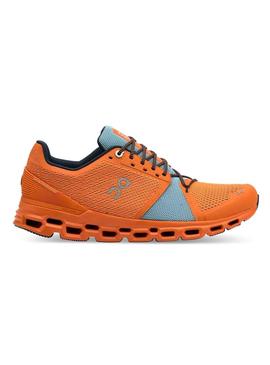 Zapatillas On running Cloud Stratus Naranja Hombre