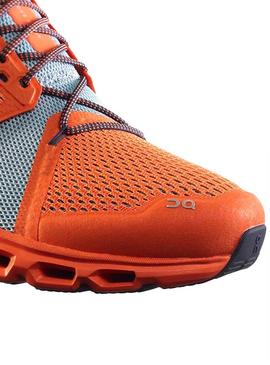 Zapatillas On running Cloud Stratus Naranja Hombre