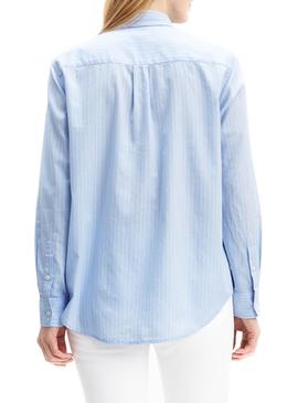 Camisa Levis Ultimate Azul Para Mujer