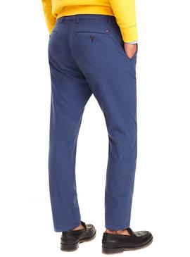 Pantalon Tommy Hilfiger Chino Mil Rayas Azul