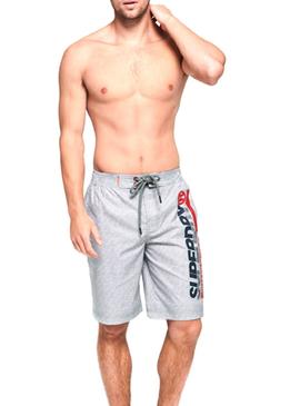 Bañador Superdry Boardshort Marino Hombre