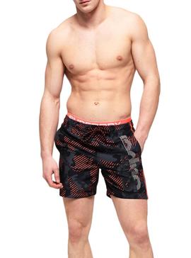 Bañador Superdry State Volley Negro Hombre