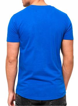 Camiseta Superdry Basic Lite Azul Electrico Hombre