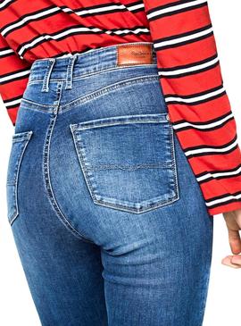 Pantalon Vaquero Pepe Jeans Dion Straight Mujer