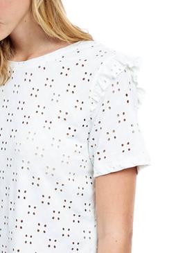 Blusa Vila Vimsa Blanco Mujer