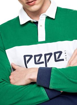 Polo Pepe Jeans Feildding Verde Hombre