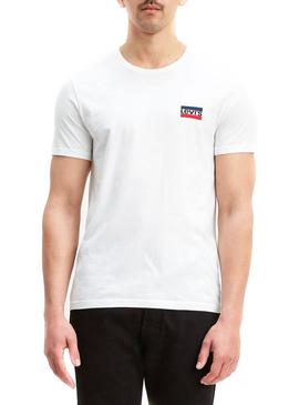 Camiseta Levis Graphic Basic Blanco Hombre