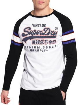 Camiseta Superdry Premium Goods Blanco Hombre