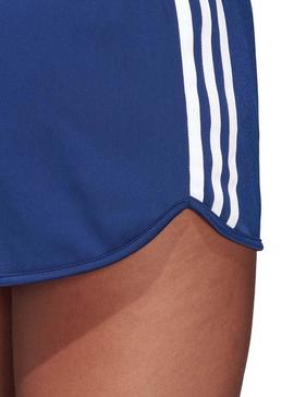 Short Adidas 3Stripe Azul Mujer