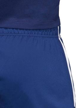 Short Adidas 3Stripe Azul Mujer