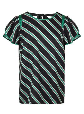 Blusa Naf Naf Bandas Marino Mujer