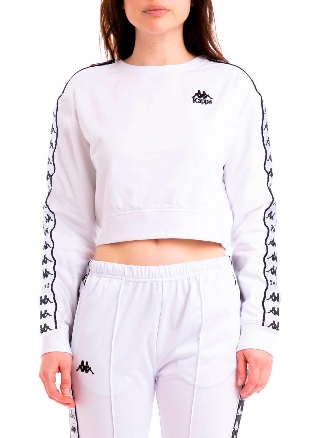 Sudadera Kappa Ghiamis Blanco Hombre y Mujer