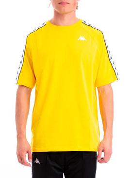 Camiseta Kappa Coen Amarillo Hombre