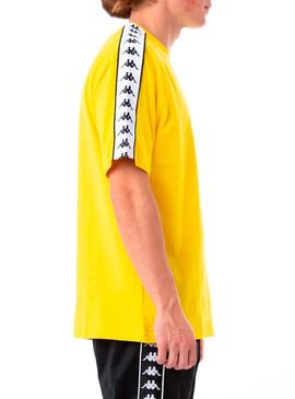 Camiseta Kappa Coen Amarillo Hombre