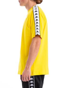Camiseta Kappa Coen Amarillo Hombre
