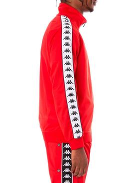 Sudadera Kappa Aninnston Rojo Hombre y Mujer