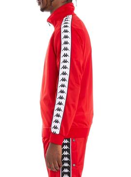 Sudadera Kappa Aninnston Rojo Hombre y Mujer