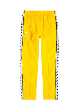 Pantalon Kappa Astoria Amarillo Mujer