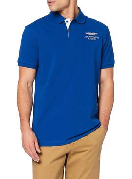 Polo Hackett AMR Classic Azul Hombre