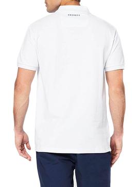 Polo Hackett AMR Classic Blanco Hombre