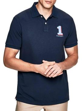 Polo Hackett New Classic Azul Marino Hombre